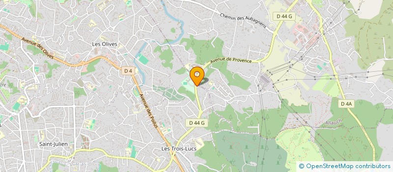 localisation de l'entreprise LES ARCHERS DES TROIS LUCS à MARSEILLE