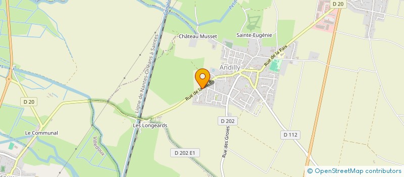 localisation de l'entreprise LES ARCHERS DU BOIS DINOT  COURCON