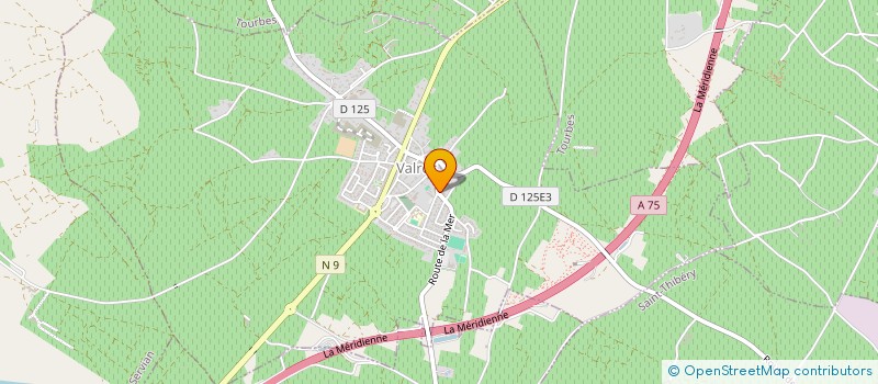 localisation de l'entreprise LES ARCHERS DU FAUGEROIS à ESPONDEILHAN