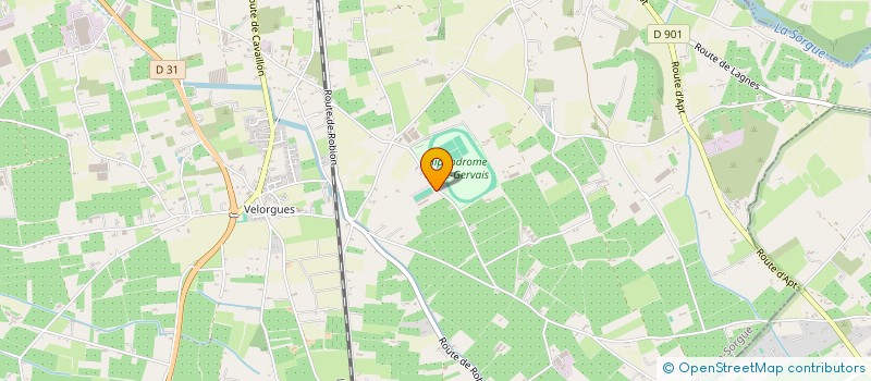 localisation de l'entreprise LES ARCHERS L'ISLOIS  L'ISLE-SUR-LA-SORGUE