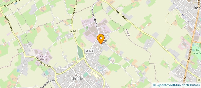 localisation de l'entreprise LES ARCHERS LINSELLOIS à LINSELLES