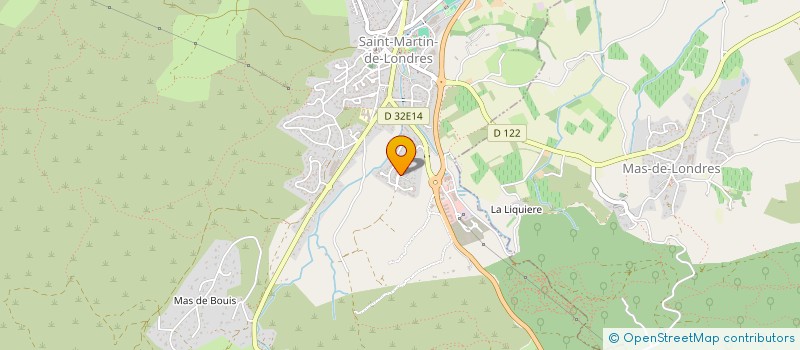 localisation de l'entreprise LES ARCHERS MARTINOIS  SAINT-MARTIN-DE-LONDRES
