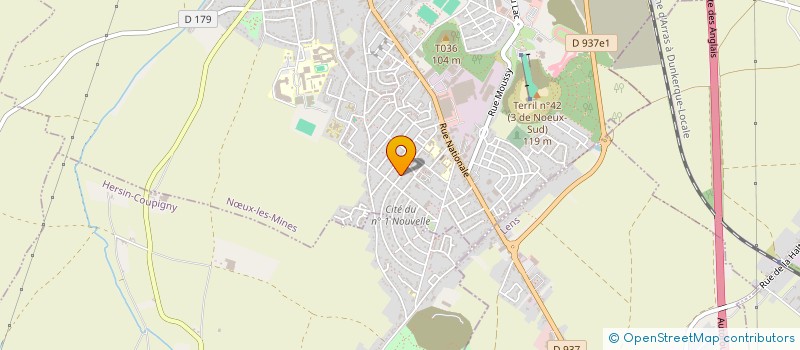 localisation de l'entreprise LES ARCHERS NOEUXOIS  NUX-LES-MINES