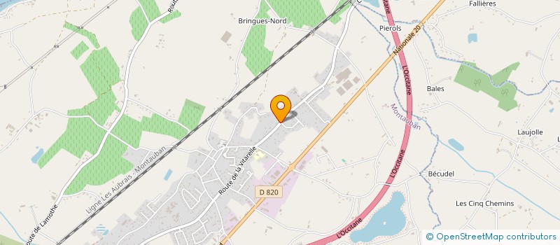 localisation de l'entreprise LES ARCHERS QUERCYNNOIS  MONTRICOUX