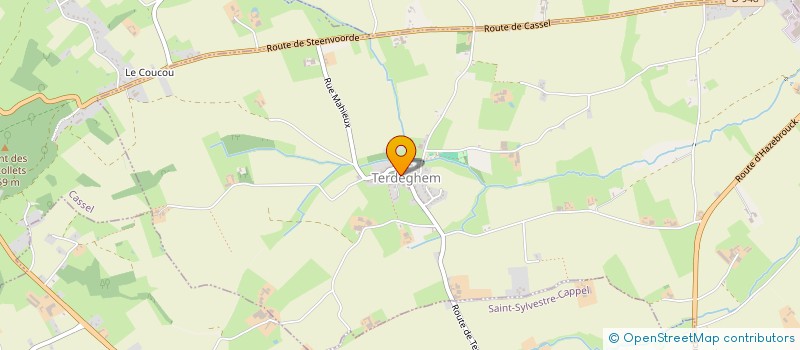 localisation de l'entreprise LES ARCHERS REUNIS à TERDEGHEM