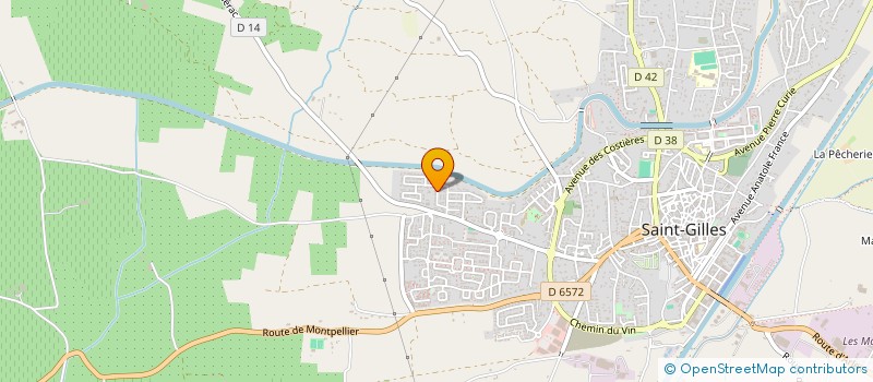 localisation de l'entreprise LES ARCHERS SAINT GILLOIS  SAINT-GILLES