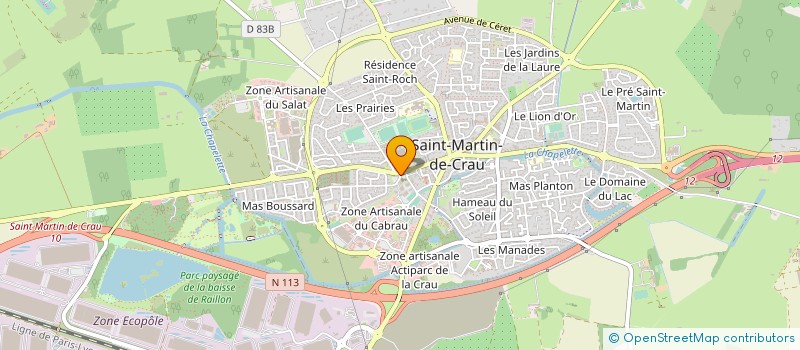 localisation de l'entreprise LES ARCHERS SAINT MARTINOIS à SAINT-MARTIN-DE-CRAU