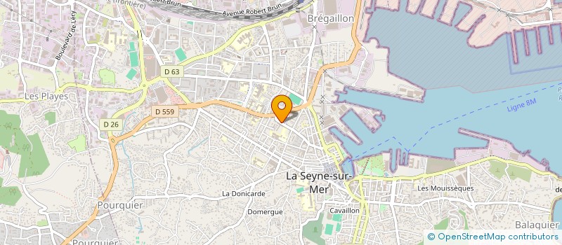 localisation de l'entreprise LES ARCHERS SEYNOIS à LA SEYNE-SUR-MER