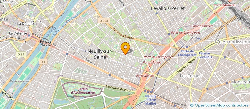 localisation de l'entreprise LES ARCHES à NEUILLY-SUR-SEINE