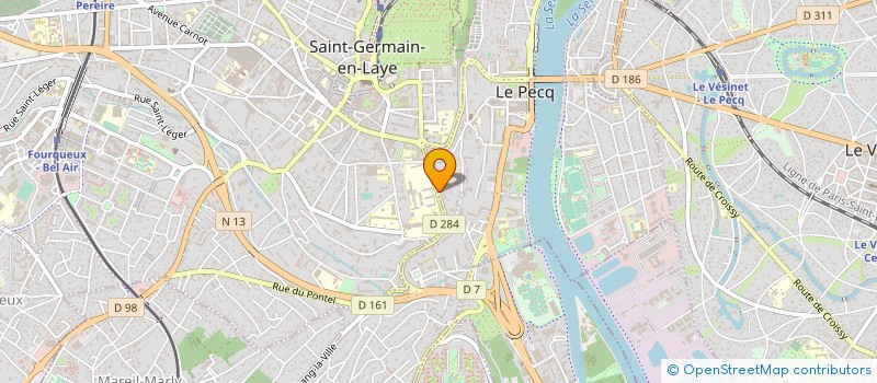 localisation de l'entreprise LES ARCHES  LE PECQ