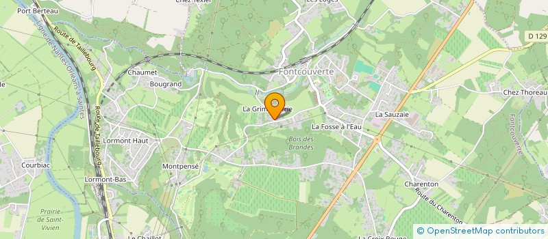 localisation de l'entreprise LES ARCHES  FONTCOUVERTE