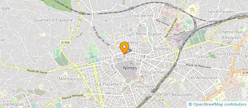 localisation de l'entreprise LES ARCHES DE LA COUPOLE à NIMES