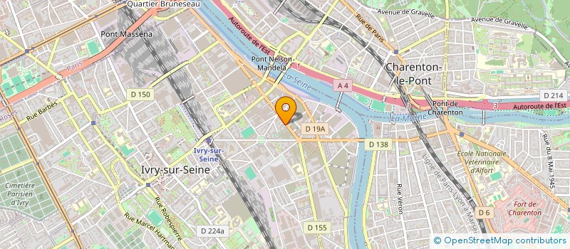 localisation de l'entreprise LES ARCHIMISTES à IVRY-SUR-SEINE