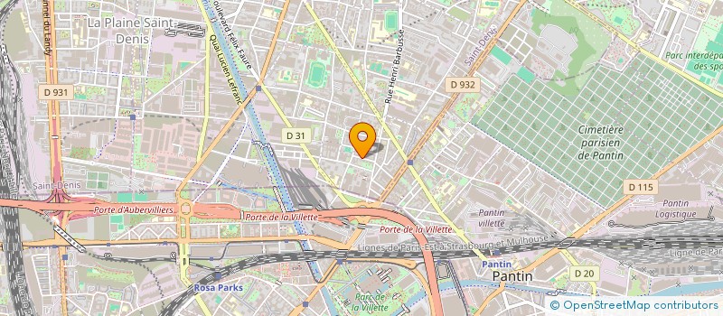 localisation de l'entreprise LES ARCHIS EN CHARRETTE 4L TROPHY (LAEC4)  AUBERVILLIERS