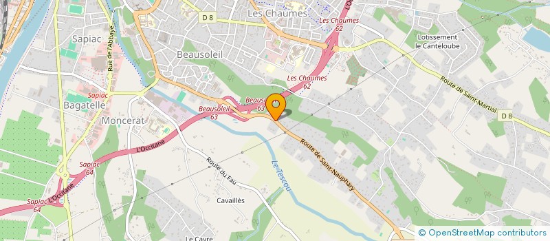 localisation de l'entreprise LES ARCHIS FEES LEES  MONTAUBAN