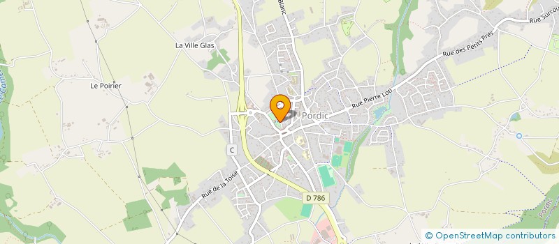 localisation de l'entreprise LES ARCHITECTES DE L'IC  PORDIC