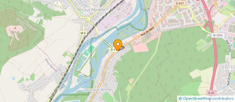 localisation de l'entreprise LES ARCHITECTES DU SOURIRE  GRAVELOTTE