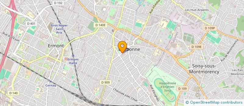 localisation de l'entreprise LES ARCS à EAUBONNE