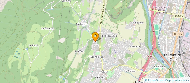 localisation de l'entreprise LES ARDAILLOUX  CLAIX