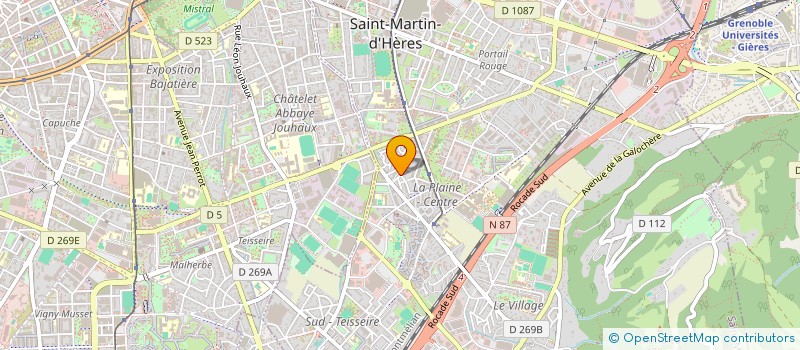 localisation de l'entreprise LES ARDENTS  SAINT-MARTIN-D'HERES
