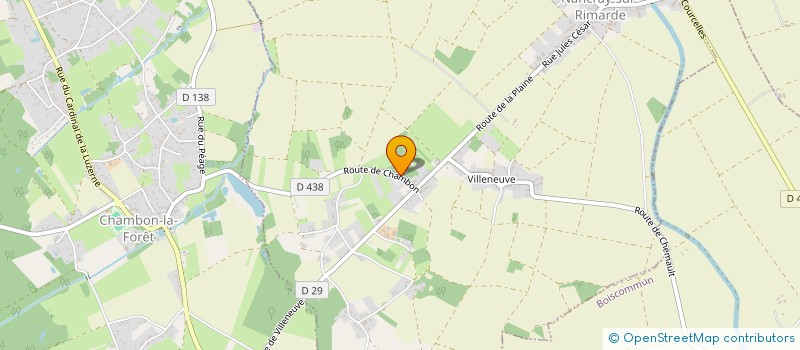localisation de l'entreprise LES ARDILLIERES à NANCRAY-SUR-RIMARDE