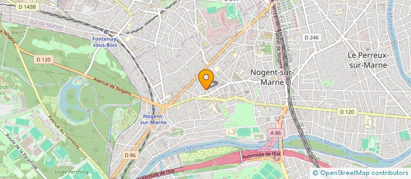 localisation de l'entreprise LES ARESQUIERS  NOGENT-SUR-MARNE