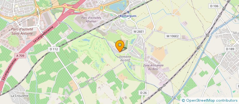 localisation de l'entreprise LES ARESQUIERS à BAILLARGUES