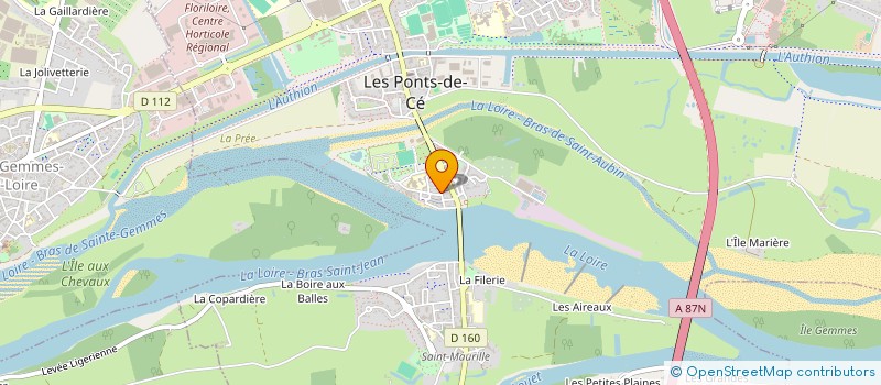 localisation de l'entreprise LES ARGANCIERS  LES PONTS-DE-CE