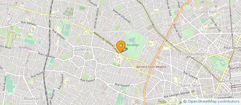 localisation de l'entreprise LES ARGENTIERS à BORDEAUX