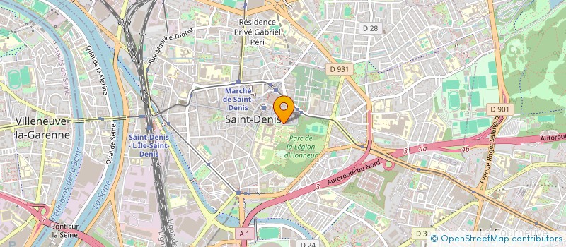 localisation de l'entreprise LES ARGENTIQUES  SAINT-DENIS