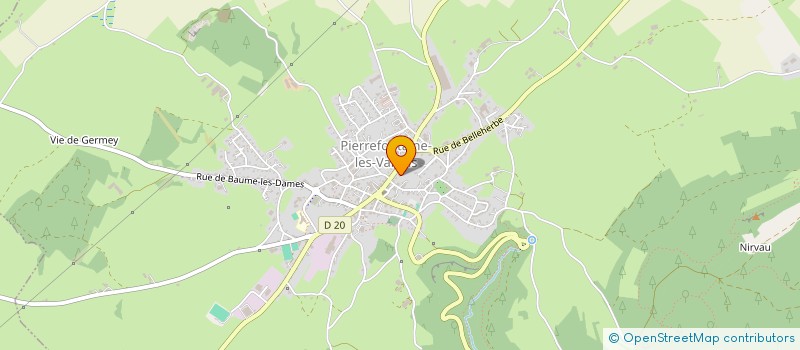 localisation de l'entreprise LES ARGIES à VILLERS-LA-COMBE