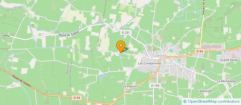 localisation de l'entreprise LES ARGILONS  TULETTE