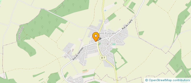 localisation de l'entreprise LES ARGONAUTES à SAINT-FUSCIEN