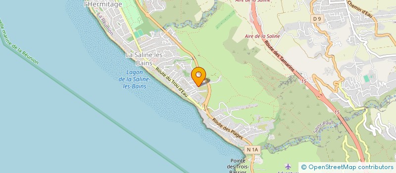 localisation de l'entreprise LES ARGONAUTES à SAINT-PAUL