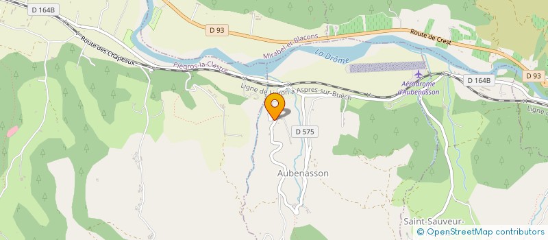 localisation de l'entreprise LES ARILLOUS  AUBENASSON