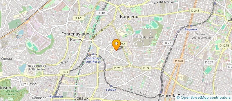 localisation de l'entreprise LES ARISTOCHATS à FONTENAY-AUX-ROSES