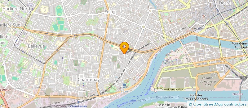 localisation de l'entreprise LES ARLEQUINS à NANTES
