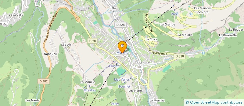 localisation de l'entreprise LES ARLOETS à MORZINE