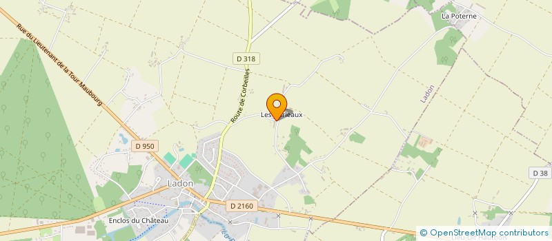 localisation de l'entreprise LES ARLOTS à LADON