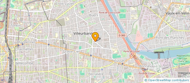 localisation de l'entreprise LES ARMATEURS  VILLEURBANNE