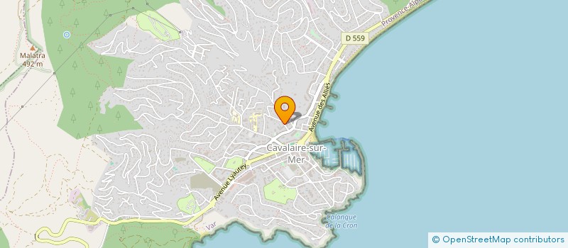 localisation de l'entreprise LES ARMENIENS DU GOLFE DE SAINT TROPEZ à CAVALAIRE-SUR-MER