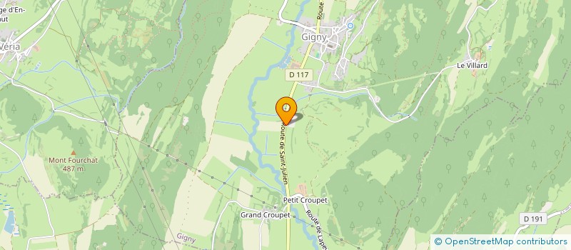 localisation de l'entreprise LES ARNIERES  GIGNY