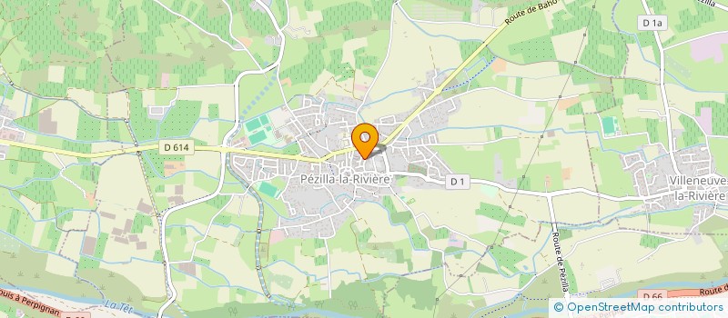 localisation de l'entreprise LES AROMES DU SOLEIL  PEZILLA-LA-RIVIERE