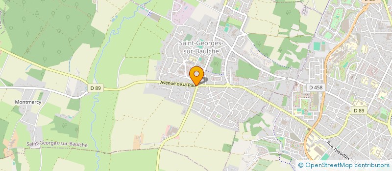 localisation de l'entreprise LES ARONS DES THYSIS  SAINT-GEORGES-SUR-BAULCHE