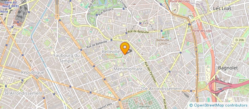 localisation de l'entreprise LES ARPENTEURS COURONNES  PARIS