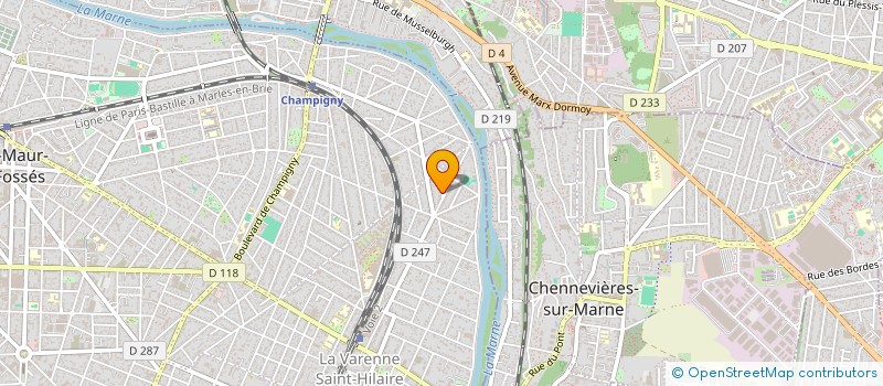 localisation de l'entreprise LES ARPENTEURS DE L'INVISIBLE à SAINT-MAUR-DES-FOSSES