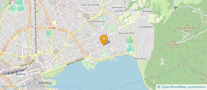 localisation de l'entreprise LES ARPENTEURS ZEN à ANNECY