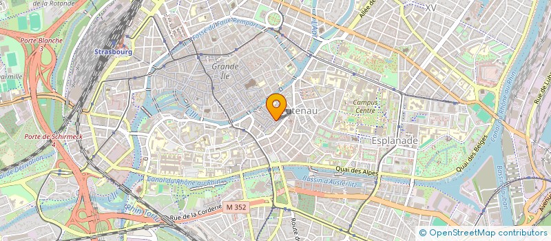 localisation de l'entreprise LES ARPENTISTES à STRASBOURG