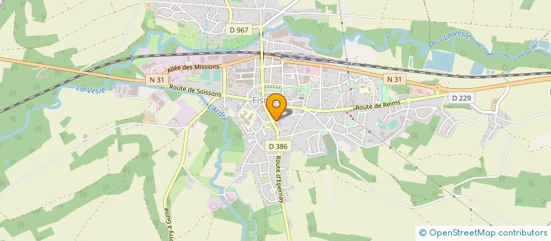 localisation de l'entreprise LES ARPENTS CHAMPENOIS  FAGNIERES