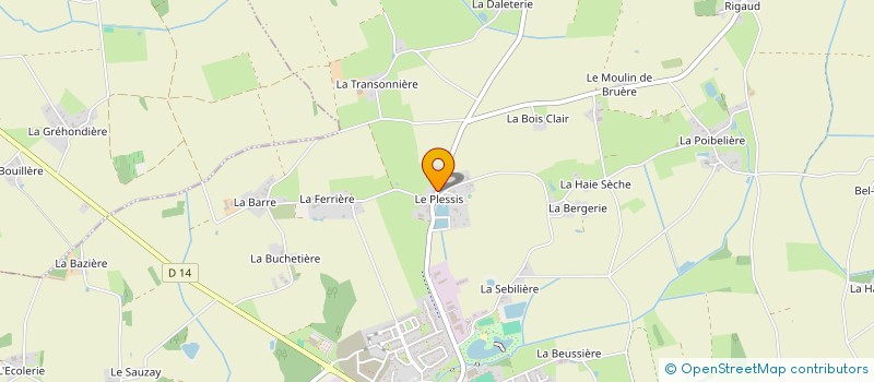 localisation de l'entreprise LES ARRANGES DE CELERINE à VAL-DE-COGNAC
